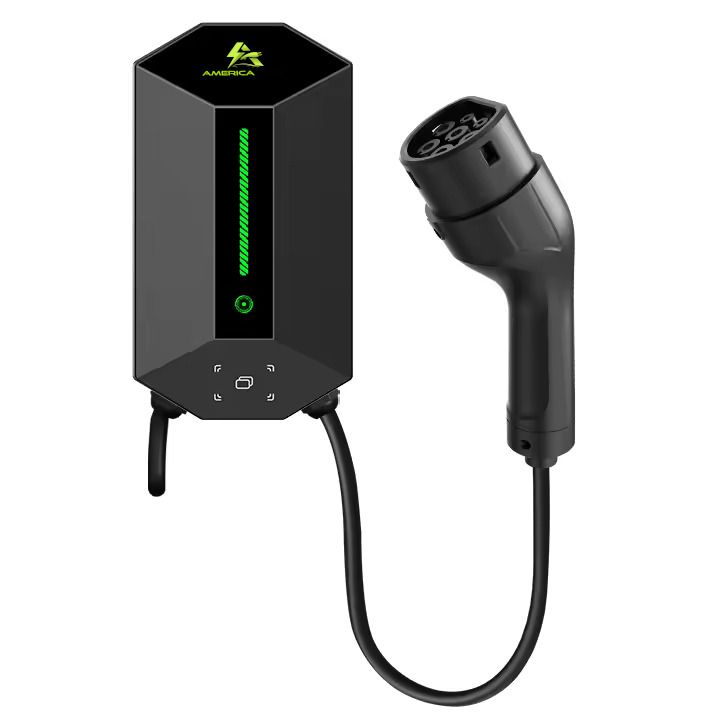 Cargador Wallbox 7kW Monofásico Tipo 2 | AW-AC-KQ08-7