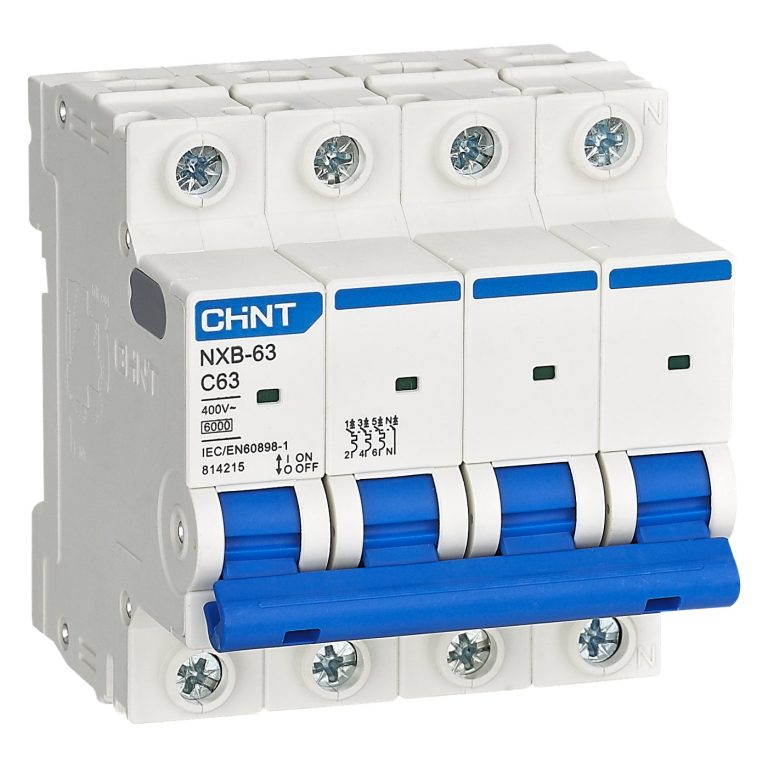 Térmica CHINT NXB-63 4P 63A Curva C Trifásica | NXB-63 4P C63